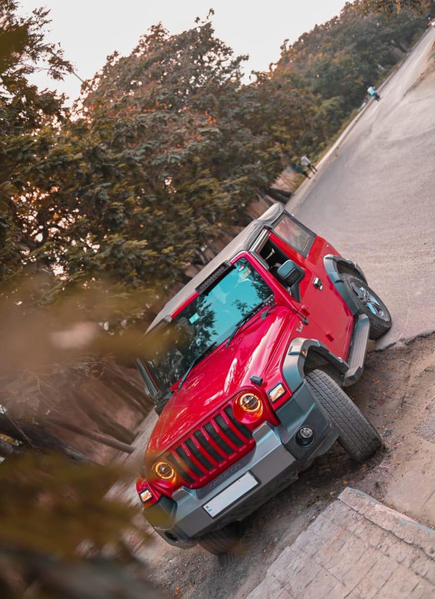 Mahindra Thar Red